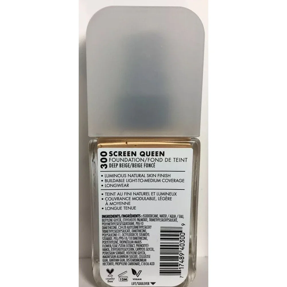 Milani Screen Queen Natural Finish Foundation - Deep Beige 300